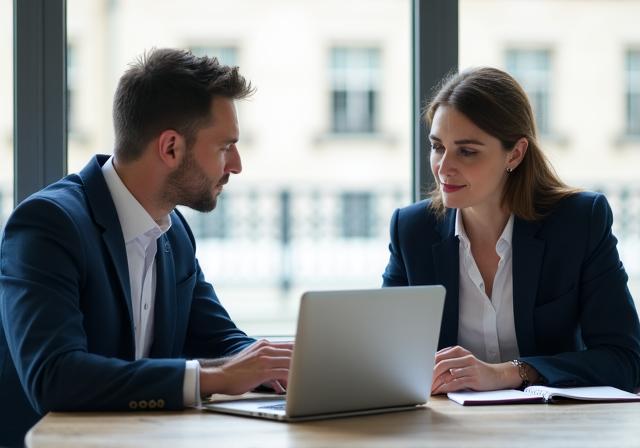 Career consultation in a 25 West Nile Street office